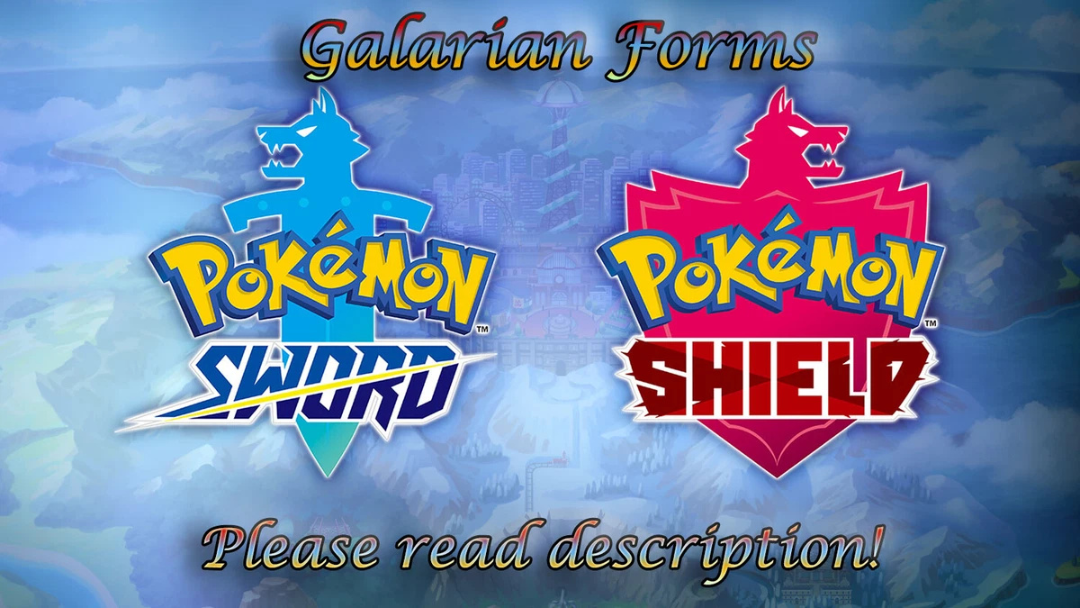 🌟Galarian Forms Pokemon Sword and Shield 6iv Shiny and Free