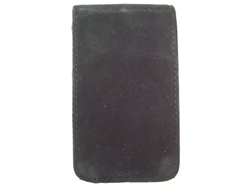 CYGNETT IPOD TOUCH G2 2ND GENERATION SUEDE LEATHER FLIP COVER CASE FOLIO BLACK - Picture 2 of 12