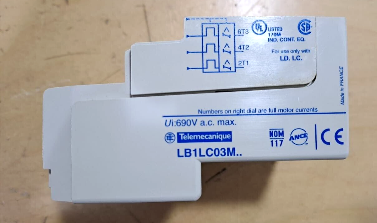 Module De Protection Telemecanique LB1LC03M22 - Neuf Avec Petits Défauts - Fabriqué En France