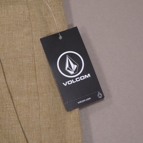 NEW Volcom Kerosene Hybrid Shorts 10" Stretch Surf & Turf Chino Mens 36 Khaki - Picture 3 of 13