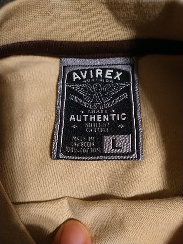 Men's Avirex Authentic Large Shirt - Picture 3 of 3
