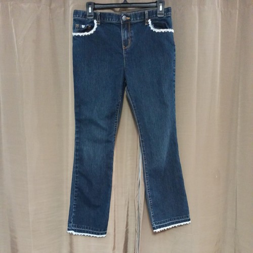 Girls The Childrens Place Embroidered Trim Jeans Size 14P