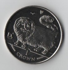 World Coins Isle of Man 1 Crown BU 1997 Cat