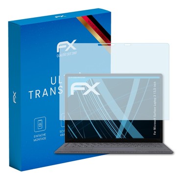 atFoliX 2x Schutzfolie für Microsoft Surface Laptop 3 13,5 inch klar