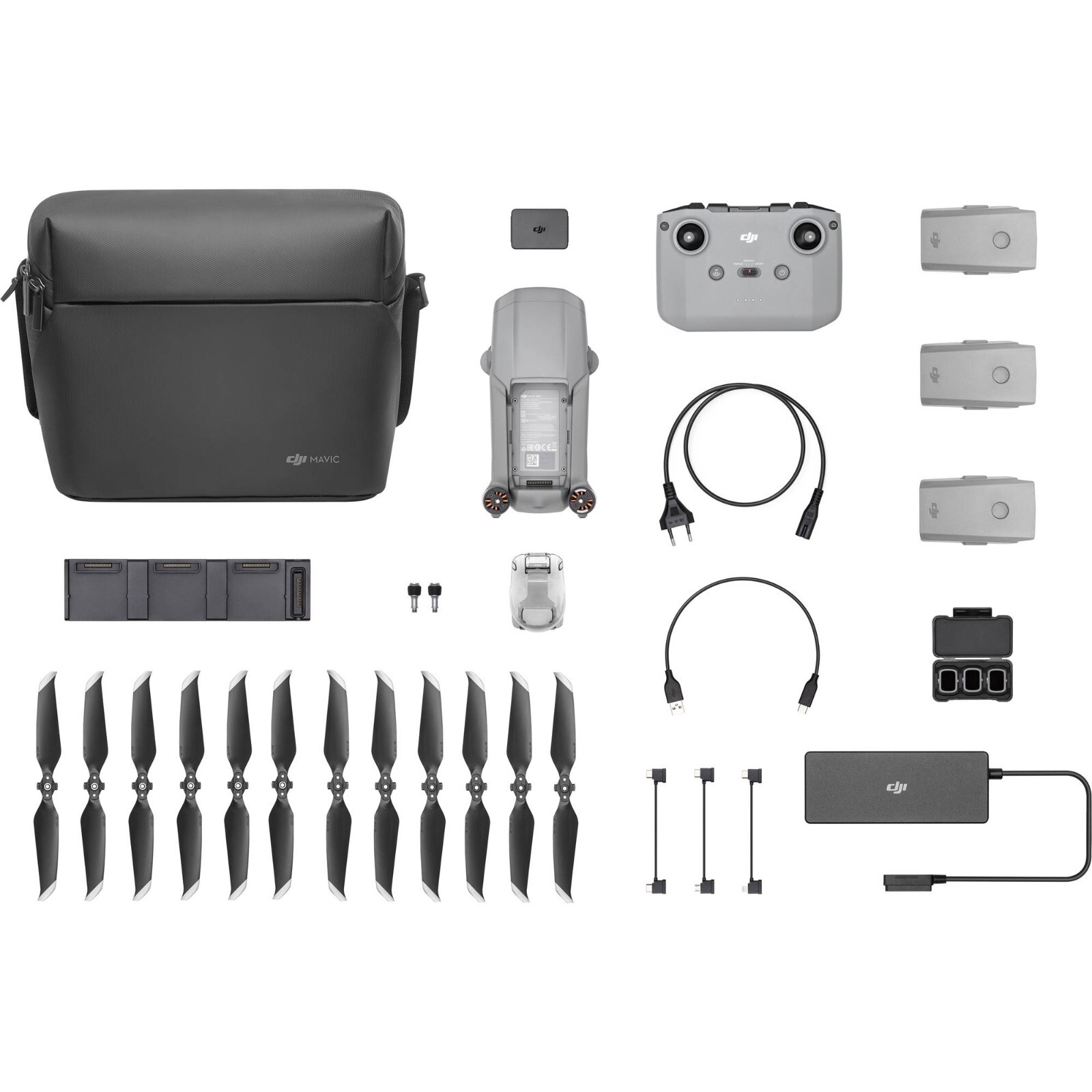 DJI Mavic Air 2 Fly More Combo - Drone Quadcopter UAV with 48MP Camera ...