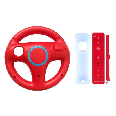 Remote Motion Plus Controller   Wii Wheel / Lenkrad - Nintendo Wii (NEU)   
