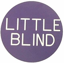 Purple Little Blind Button 2"