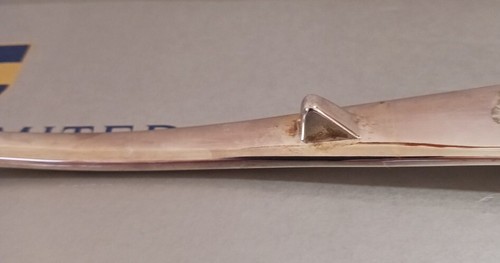NEW Royal Limited Silverplate Ladle with Gold Accent w/box 1995 BS323 - Picture 6 of 7