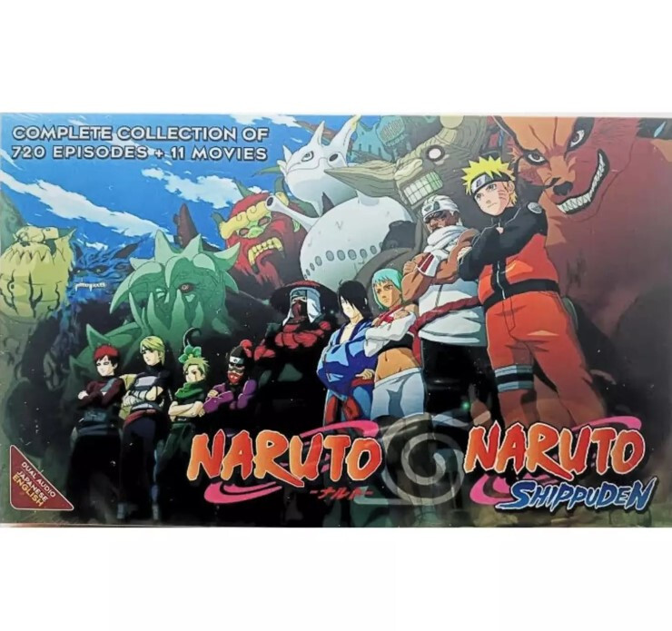 DVD ANIME Naruto Shippuden Complete TV Series Vol.1-720 End + 11 Movies ENG Dub