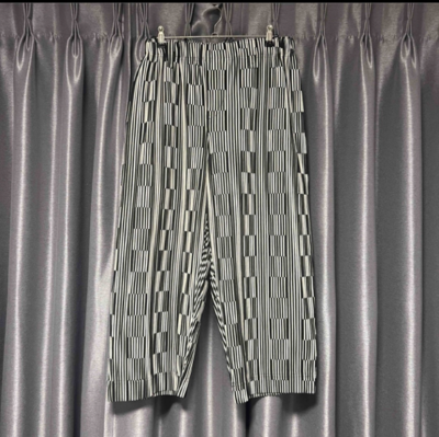 HOMME PLISSE ISSEY MIYAKE Striped Pants Size 2 Used Japan | eBay