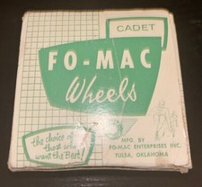 vintage Roller Derby Cadet Fo-Mac Wheels  8 pack  roller skate Skating