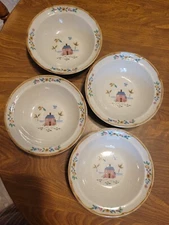 Vintage SET 4 International Tableworks Heartland soup salad cereal bowl bowls