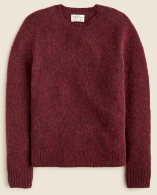 Crew Neck Sweater Burgundy