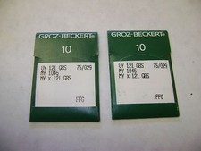 50 SIZE 75/11 GROZ BECKERT UY121 GBS MY1046 UYX121 SEWING MACHINE NEEDLES A123
