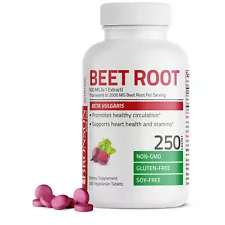 Bronson Beet Root Extra Strength 250 Tablets