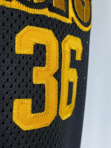 Jerome Bettis #36 Pittsburgh Steelers Reebok Black Jersey Dress Women's LARGE - Picture 4 of 16