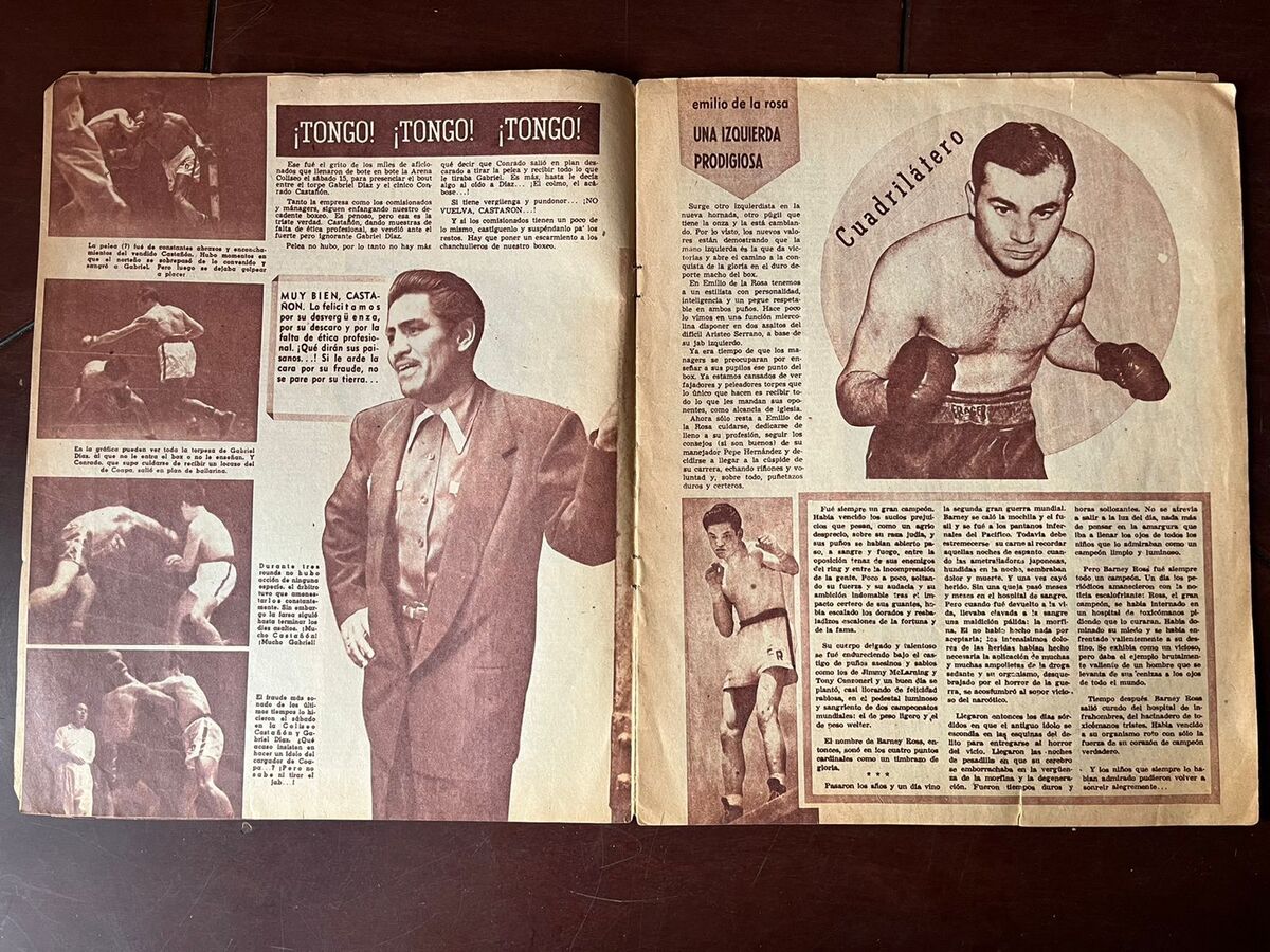 VTG Mexican wrestler ZAS Sports Magazine lucha libre GARDENIA DAVIS from  50s