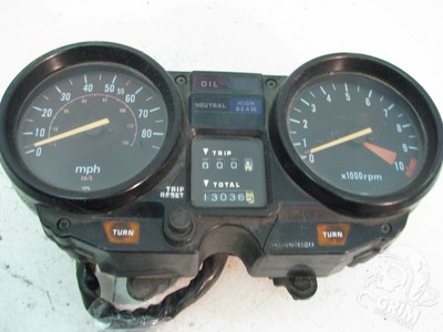 1982 Honda Nighthawk CB650 Gauge Assembly Speedometer Tachometer 37200