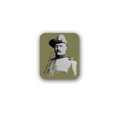Aufkleber/Sticker Theodore Roosevelt Politiker USA Präsident 6x7cm A3081