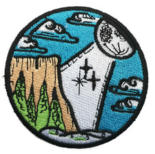Listing image for Embroidered UFO Abduction Cliff Scan Invasion Space Roswell Patch Alien X Files
