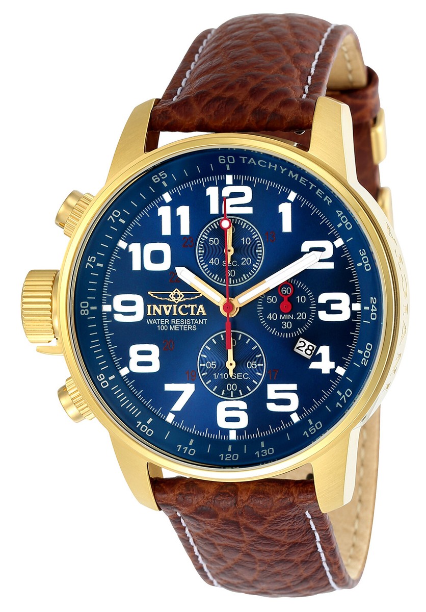 INVICTA インビクタ 3328 フォース ブルー クオーツ Men's Invicta I-Force Chronograph Strap Watch with Blue Dial