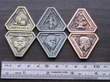 Fantasy Coin Forge Master Dwarven Set Dungeons Dragons RPG LARP D D Dice Acc 6pc