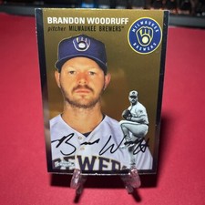 2023 Chrome Platinum Anniversary Base #227 Brandon Woodruff - Brewers C523