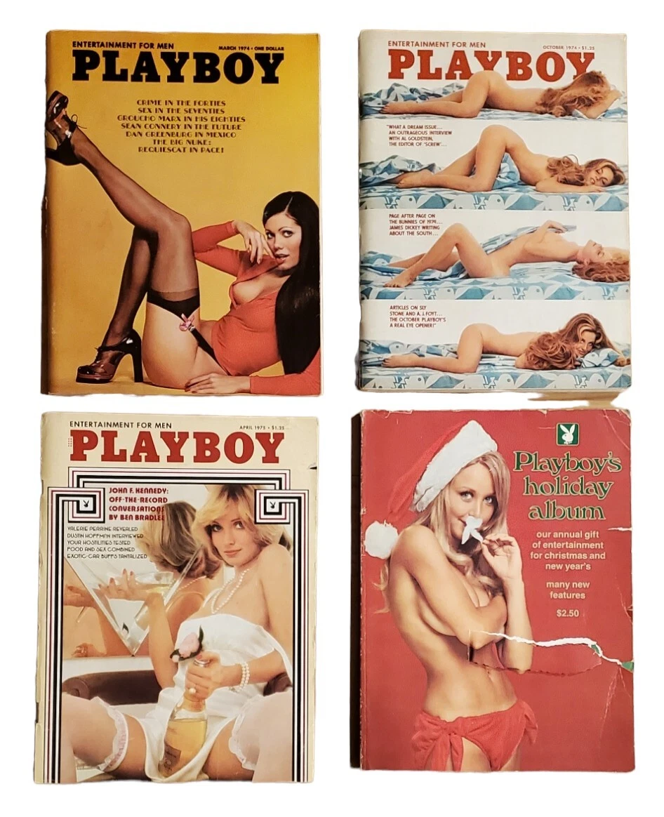 Lot of 4 Adult Magazines 70s Pre-Owned Good Condition