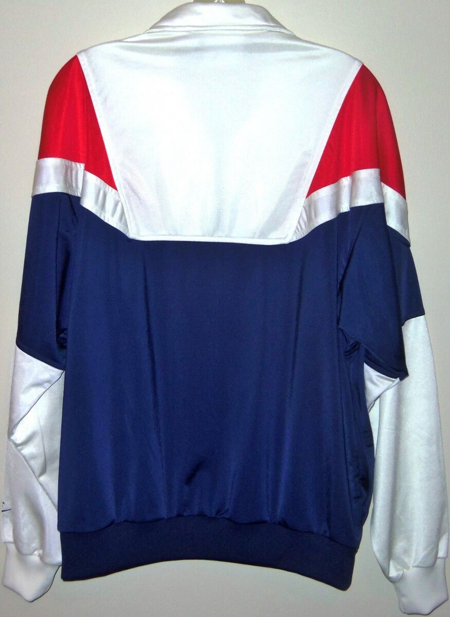 VINTAGE 80's NIKE OG WHITE / RED / BLUE FULL ZIP TRACK VINTAGE 80's NIKE OG WHITE / RED / BLUE FULL ZIP TRACK