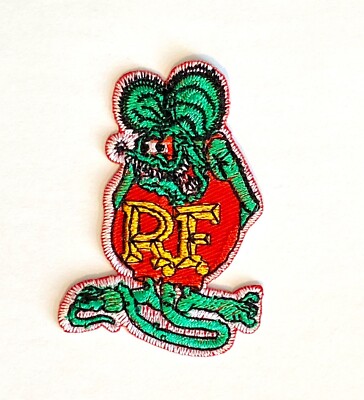 Embroidered Patch - Rat Fink - Hot Rod - Ed 