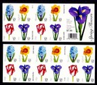 3900 - 3903 Spring Flowers Booklet of 20 37¢ Stamps 2005 MNH VF
