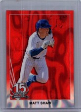 Matt Shaw 2025 Leaf National NSCC Baseball 1/1 Pre Production Proof