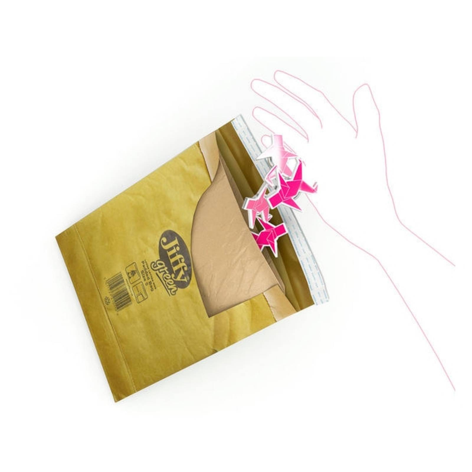 Jiffy Padded Bags PB8 Padded Envelopes Box of 50 - Gold