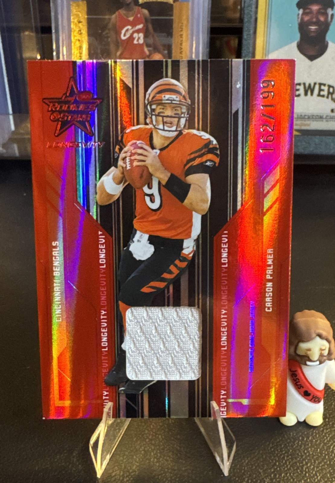 2005 Leaf Rookies & Stars Longevity - Carson Palmer #20 Ruby Patch /199