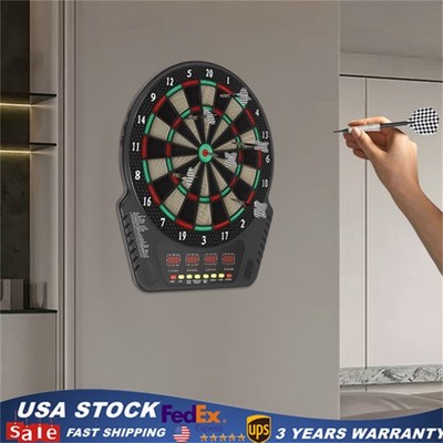Electronic Dart Board with 27 Game Modes, LED Screens & Soft Tip Darts
