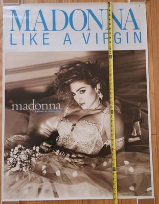 マドンナ　LIKE A VIRGIN　1984年 Warner 非売品 ポスター Madonna Like A Virgin 1983/84 Original Sire Record Store