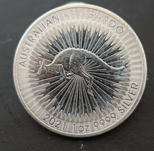 Australien 1 Dollar 2021 / 1 oz Silber 999 Australian Känguru,