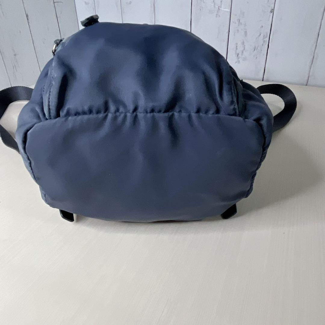 PRADA Nylon Drawstring Triangle Logo Mini Backpac… - image 9