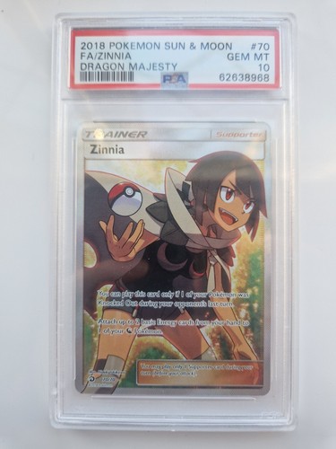 Zinnia graded PSA 10 for sale on eBay