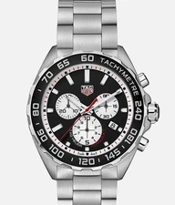 Tag Heuer CAZ101E.BA0842 Formula 1 Chronograph Black Quartz Watch Box & Papers