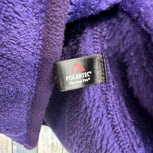 Patagonia Womens Purple Snap T Fleece Pullover Size Medium Jacket Synchilla - Picture 5 of 7