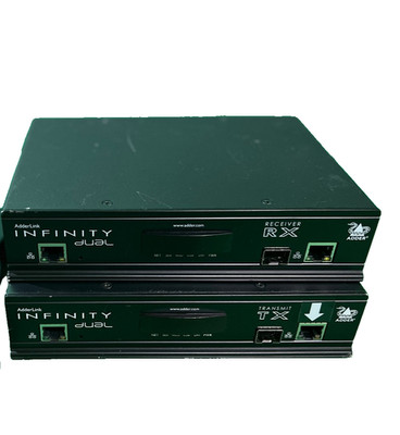 ADDER LINK Infinity Dual Receiver TX and RX  EXTENDER ALIF2000 R&T w/PSU