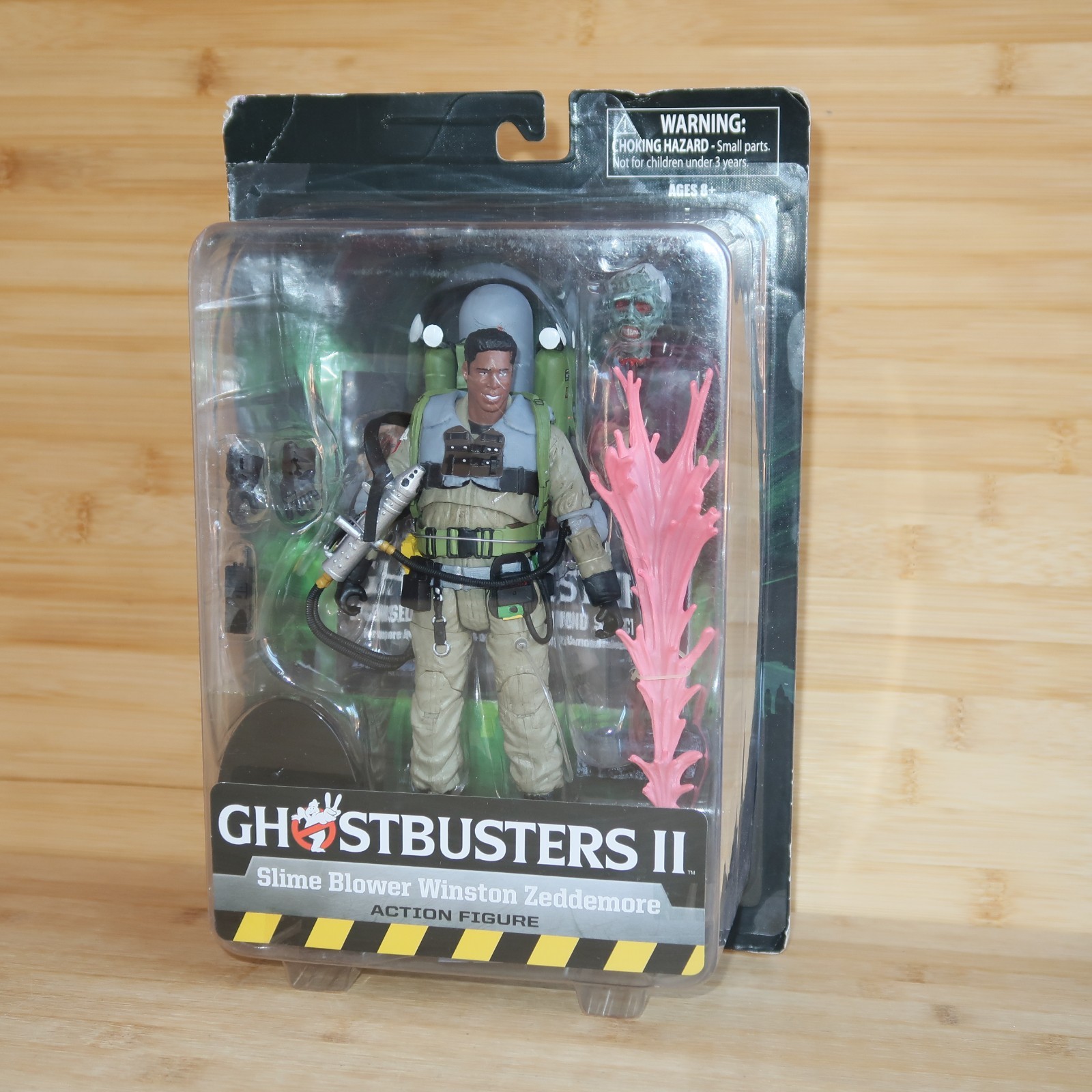 Ghostbusters 2 Slime Blower Winston Zeddemore 7"" Action Figure Diamond Select