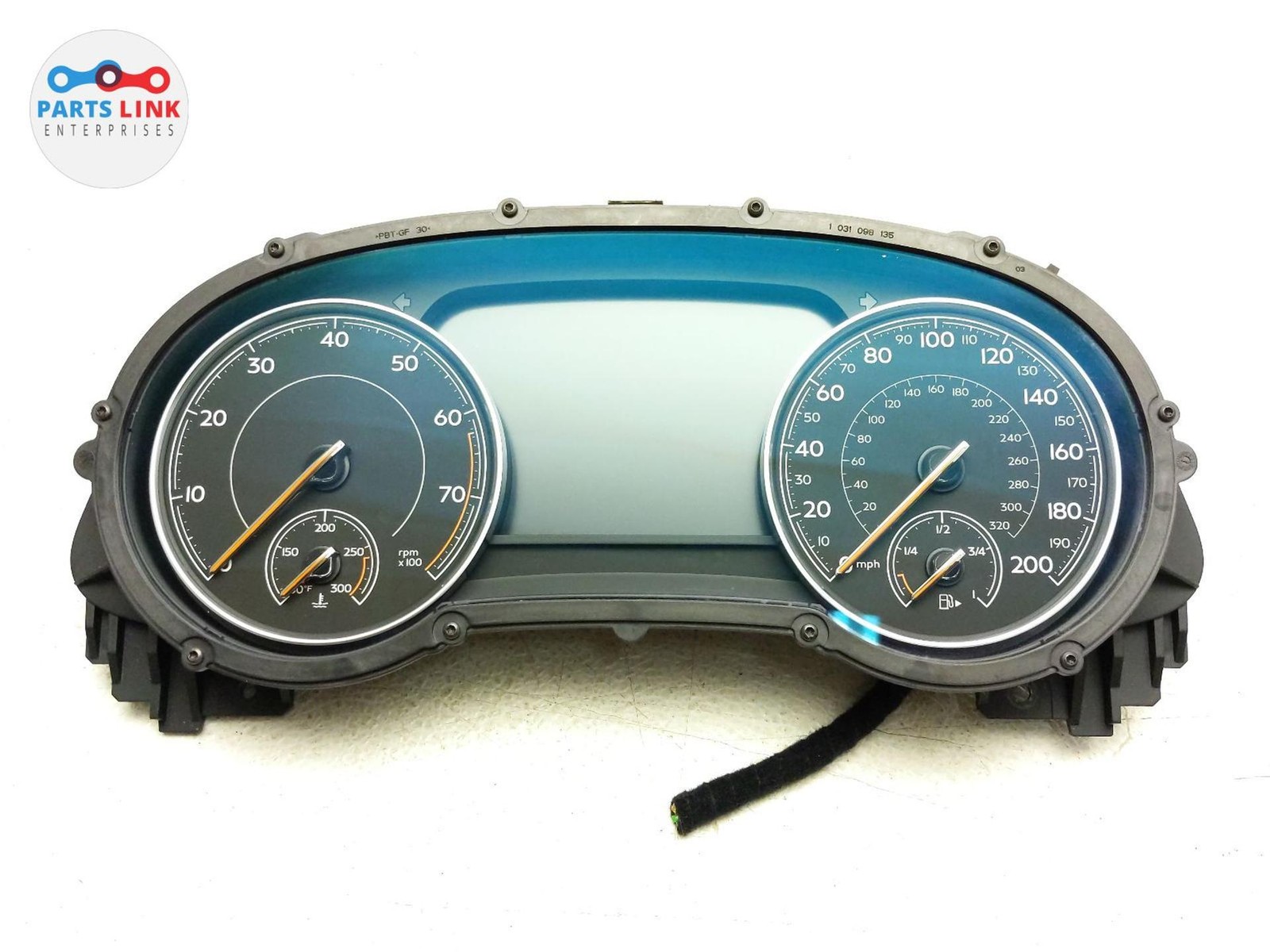 2016-20 BENTLEY BENTAYGA DASH SPEEDOMETER INSTRUMENT CLUSTER PLUG SET 6.0L 636