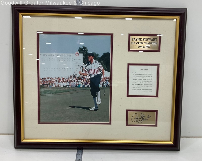 Framed Payne Stewart U.S. Open Champion Photo Collage