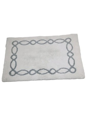 Abyss & Habidecor Lor Cotton Bath Rug 20'' x 31'' White / Platinum