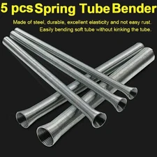 Spring Tube Bender Pipe Bender 5 Different Sizes 5Pcs Air Condition Copper USA.