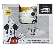 Aldi 2025- Mickey Mouse Toddler Character Sneakers - Size:T10