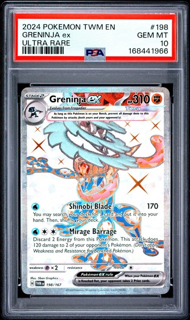 Greninja ex #198 (Twilight Masquerade (2024))