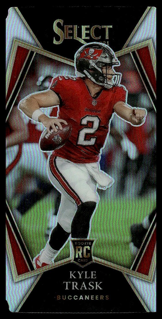 2021 Panini Select #163 Kyle Trask Silver Prizm Die Cut